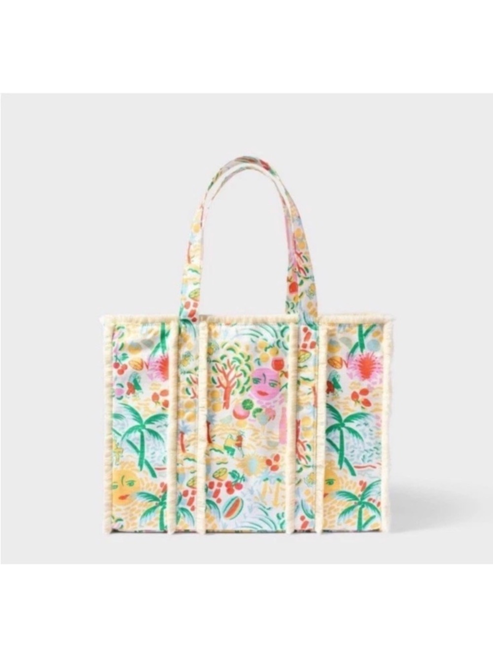 Roller Rabbit x Target Vacation Tropical Print Canvas Tote Bag